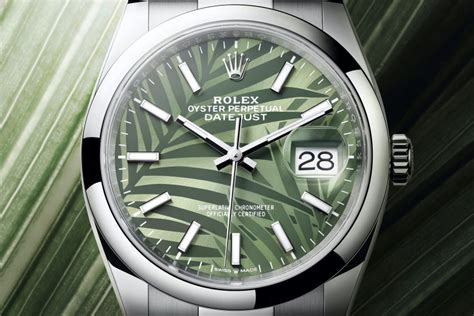 palm motif rolex|Rolex datejust 36 theme.